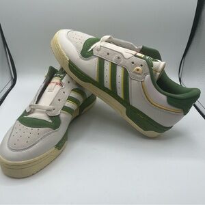 adidas Rivalry Low 86 'Chalk White Crew Green' FZ6318 Men's Size 9 Shoes